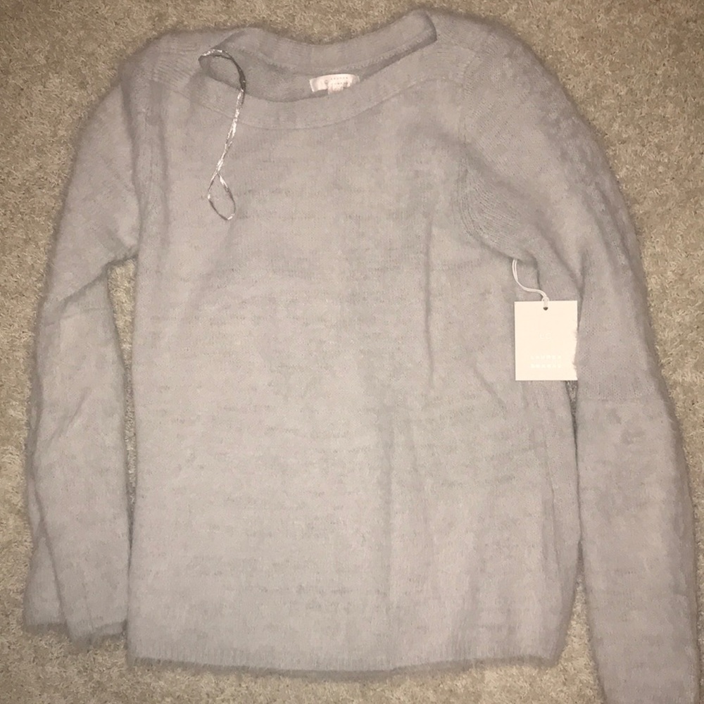gray sweater